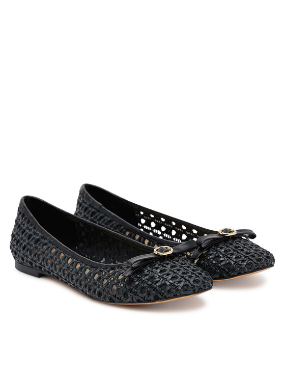 TWINSET TWINSET Baleriny 251TGT030 Czarny