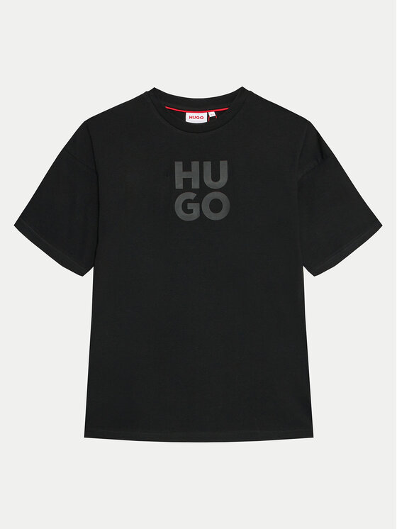 Hugo T-krekls G00143 D Melns Regular Fit