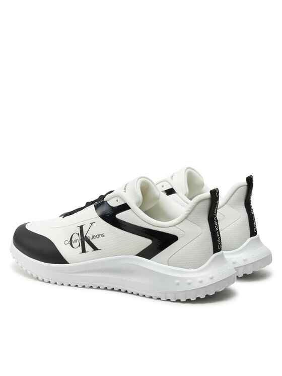 Calvin Klein Jeans Calvin Klein Jeans Sneakersy Eva Runner Low Lace Ml YM0YM00968 Biela
