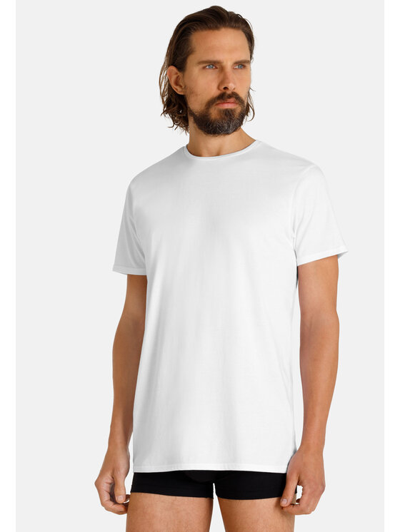 Camano Camano T-Shirt 385 Biały Classic Fit