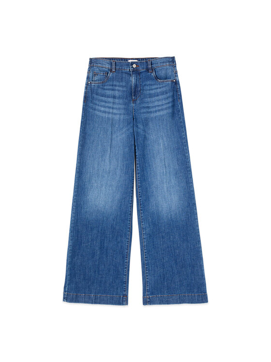 Oltre Oltre Jeansy P40HR009540N034 Niebieski Regular Fit