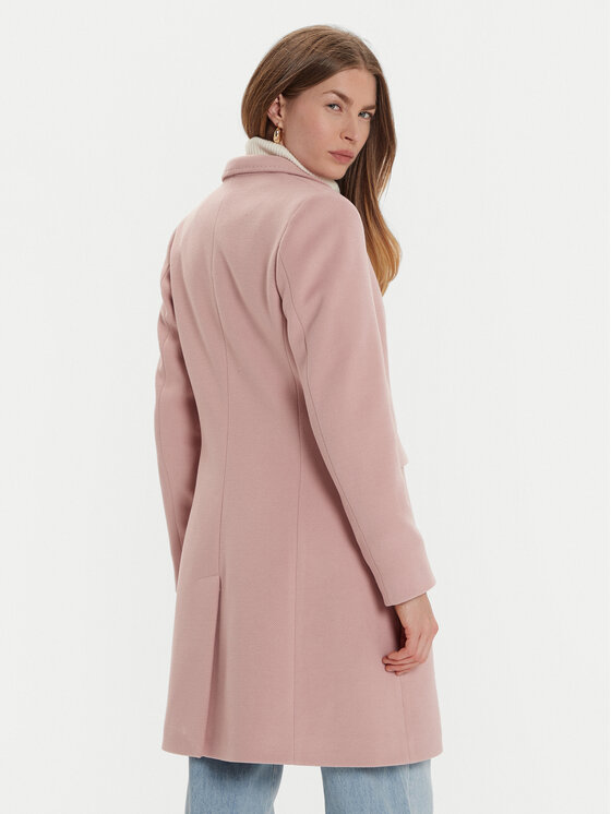 Maryley Maryley Cappotto di transizione 24IB808/14CM Rosa Regular Fit