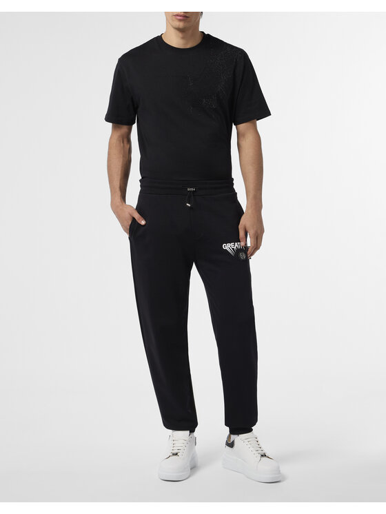 PHILIPP PLEIN PHILIPP PLEIN Spodnie dresowe 25999 Czarny Jogger Fit