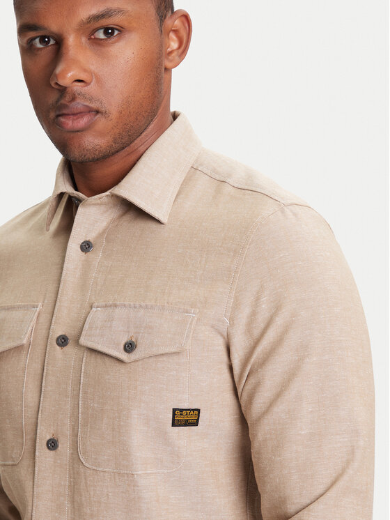 G-Star Raw G-Star Raw Košulja Marine D24963-D914 Bež Slim Fit