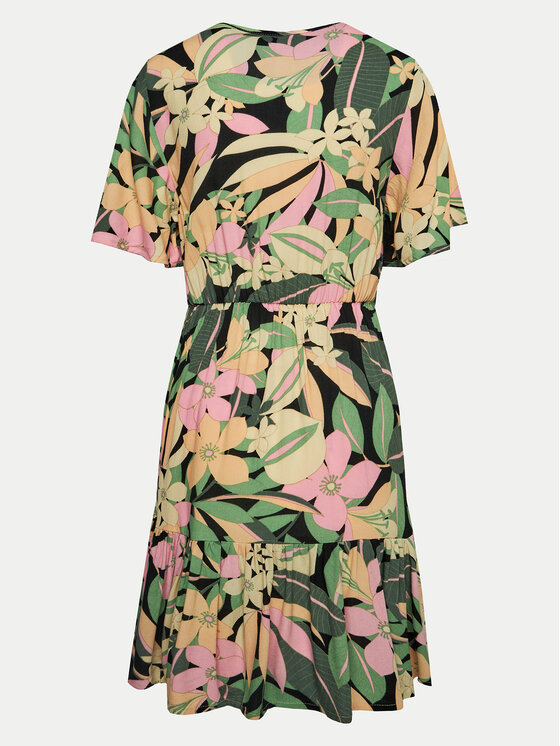 Roxy Roxy Sommerkleid Sea Symphony Again ERJWD03769 Bunt Regular Fit