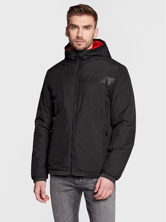 Geox Veste de mi-saison Renan M2620P TC168 F1643 Noir Regular Fit