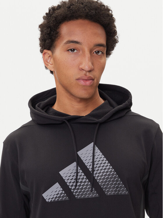 adidas adidas Majica dugih rukava Game & Go Training Big Logo JM3050 Crna Regular Fit