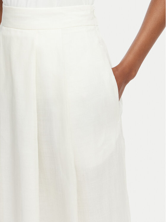 Marella Marella Gonna a trapezio Gettito 2613101042 Bianco Regular Fit