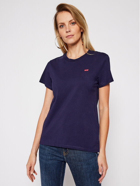 Levi's® Levi's® T-Shirt The Perfect 39185-0129 Dunkelblau Regular Fit