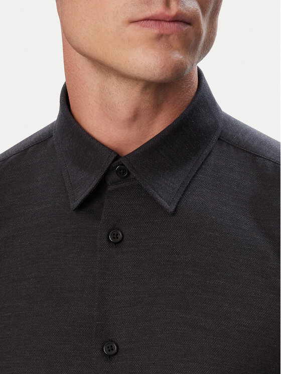 BOSS BOSS Srajca Roan-K-F 50571519 Črna Slim Fit
