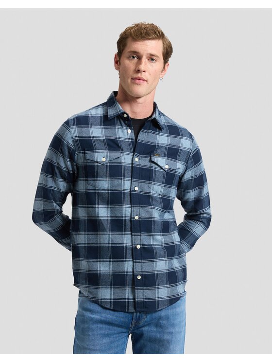 Lee Lee Koszula REGULAR SHIRT Kolorowy Regular Fit
