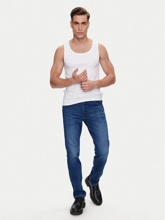 Wrangler Wrangler Blugi Greensboro 112357412 Albastru Straight Fit