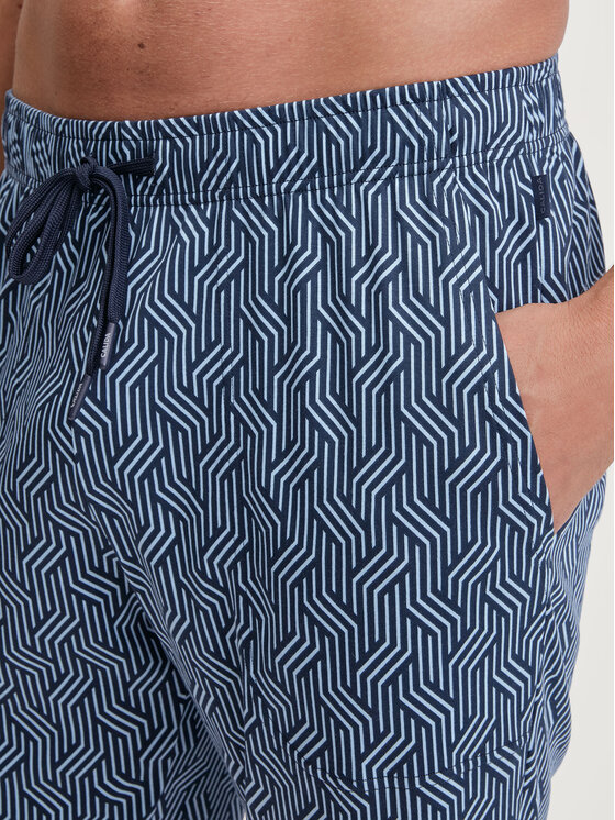 Calida Calida Šortky z materiálu 27484 Modrá Regular Fit