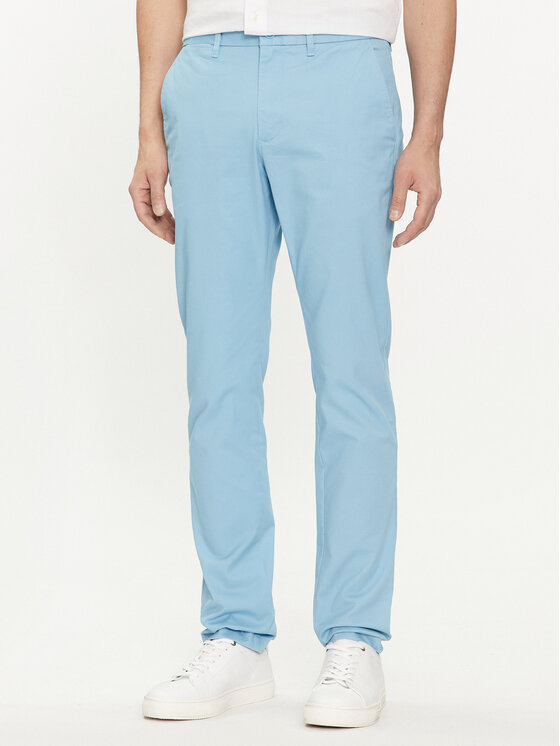 Tommy Hilfiger Tommy Hilfiger Чіноси Bleecker MW0MW26619 Блакитний Slim Fit
