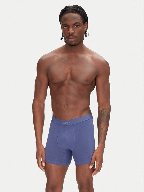 Sloggi Sloggi 2er-Set Boxershorts 10222372 Blau