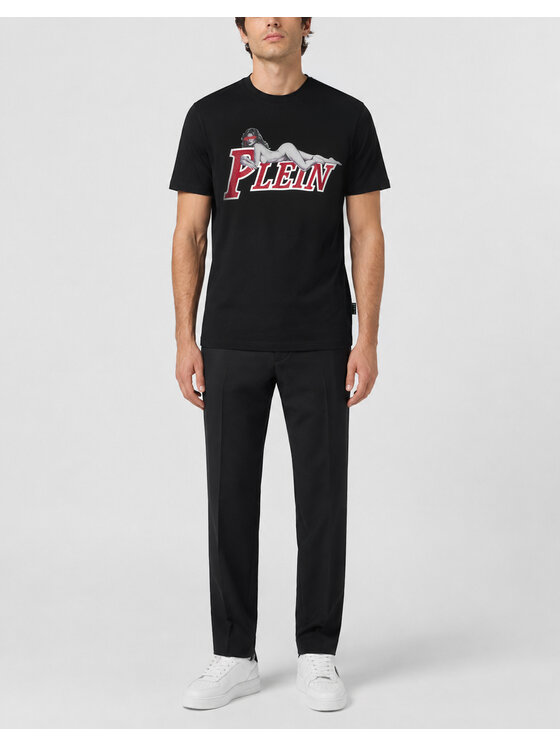 PHILIPP PLEIN PHILIPP PLEIN T-Shirt 31684 Czarny Regular Fit