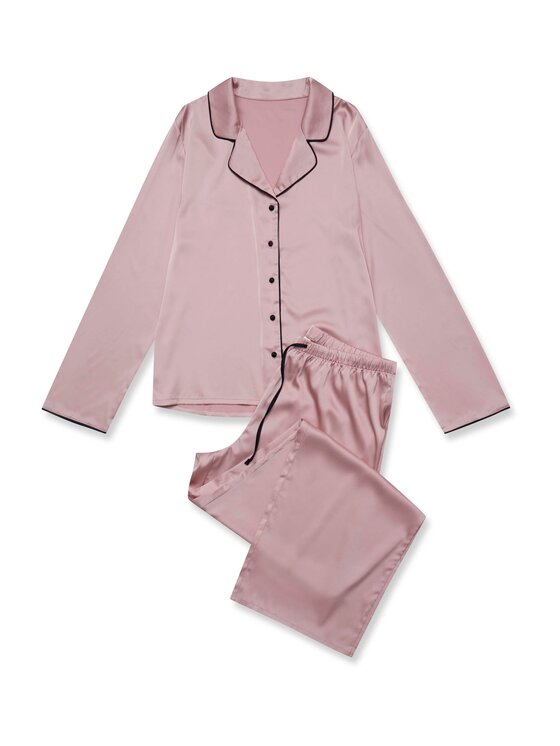 Esotiq Esotiq Piżama 42303 Różowy Regular Fit