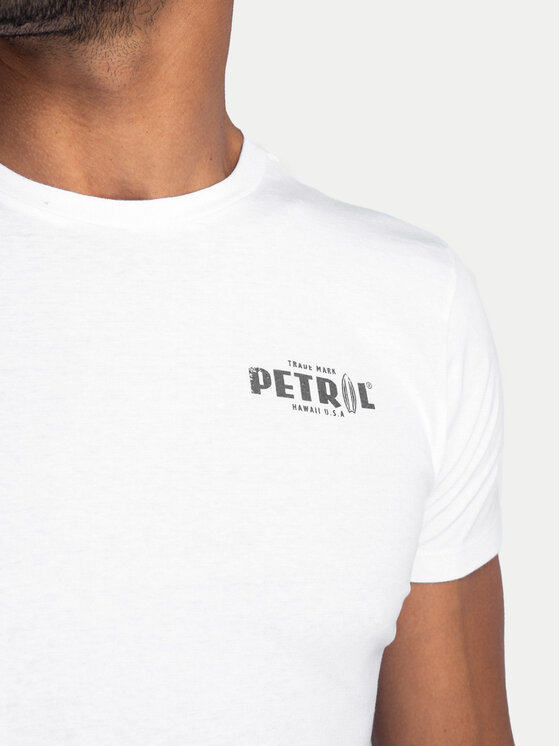 Petrol Industries Petrol Industries T-shirt M-1040-TSR635 Bijela Regular Fit