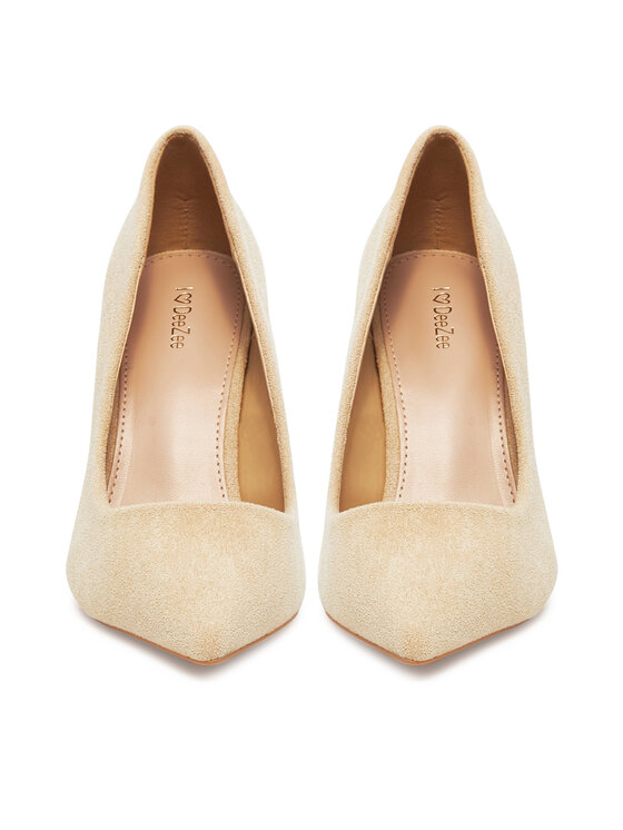DeeZee DeeZee Pantofi cu toc subțire AS2288-11A Bej