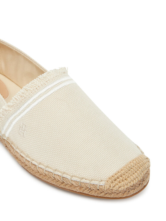 Tommy Hilfiger Tommy Hilfiger Espadrilles Fringe Canvas Closed Espadrille FW0FW08881 Bézs