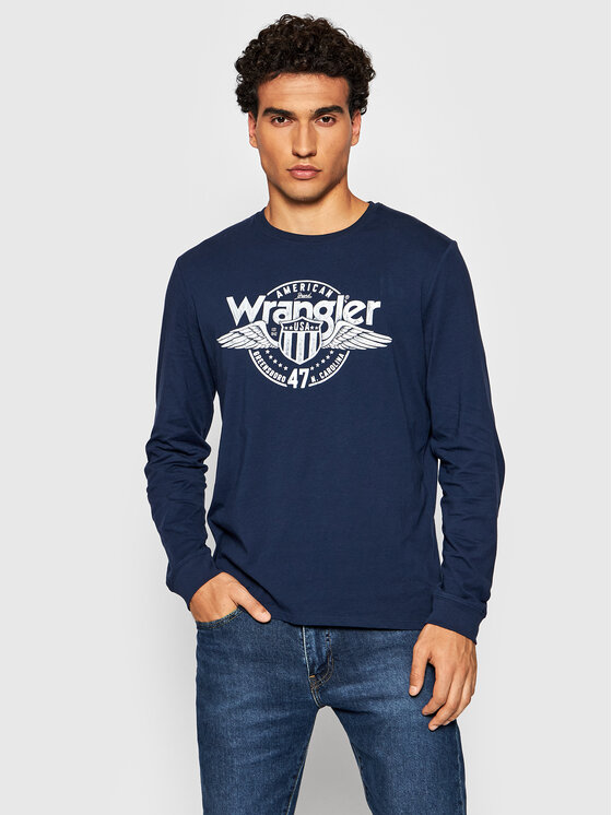 Wrangler Wrangler Longsleeve Americana W7J5D3114 112141548 Blu scuro Regular Fit