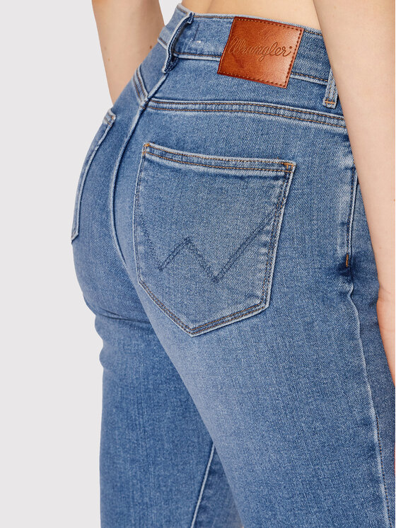 Wrangler Wrangler Jeans W27H4741G 112145956 Blu Skinny Fit