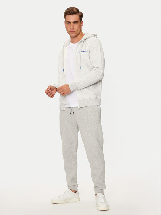 Jack&Jones Jack&Jones Majica dugih rukava Alvis 12256847 Siva Standard Fit