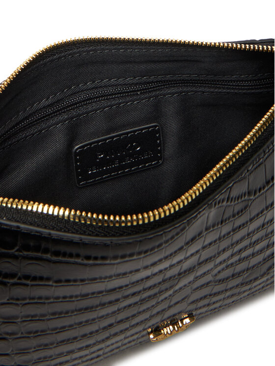 PINKO PINKO Torebka Flat Horizontal Mini AI 25-26 104277 A2OH Czarny