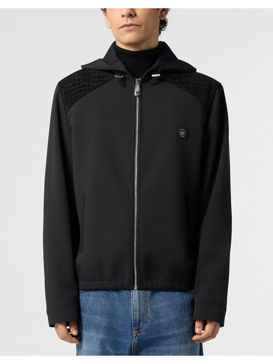 PHILIPP PLEIN PHILIPP PLEIN Kurtka puchowa 31284 Czarny Regular Fit