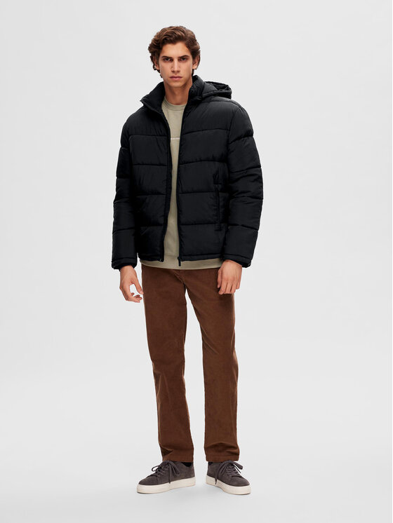 Selected Homme Selected Homme Žieminė striukė Cooper 16089957 Juoda Regular Fit