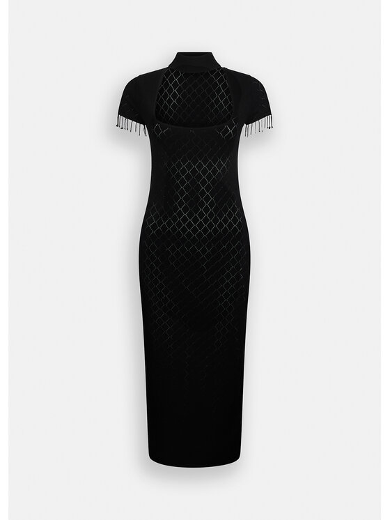 Liu Jo Liu Jo Sukienka wieczorowa CF5029MS18F22222 Czarny Slim Fit