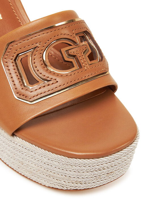 Guess Guess Espadrilky FLJFML LEA03 Hnedá