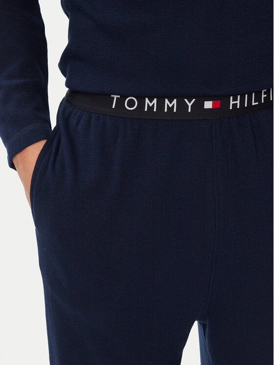 Tommy Hilfiger Tommy Hilfiger Piżama UM0UM03994 Granatowy Regular Fit