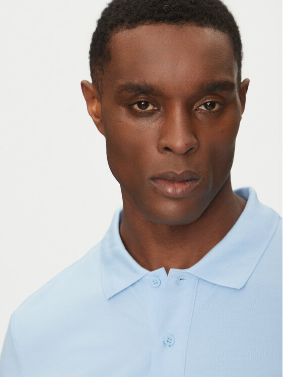 Calvin Klein Jeans Calvin Klein Jeans Tricou polo Monologo J30J325664 Albastru celest Regular Fit