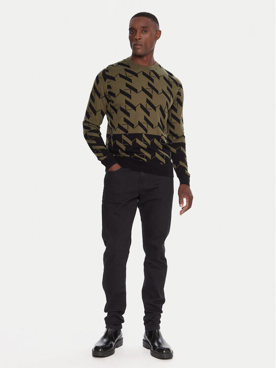 KARL LAGERFELD KARL LAGERFELD Svetr 655022 554305 Zelená Regular Fit