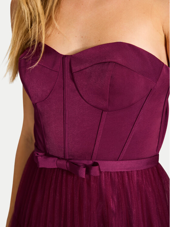 Hey Kyla Hey Kyla Abendkleid 5AJ009HK Dunkelrot Regular Fit