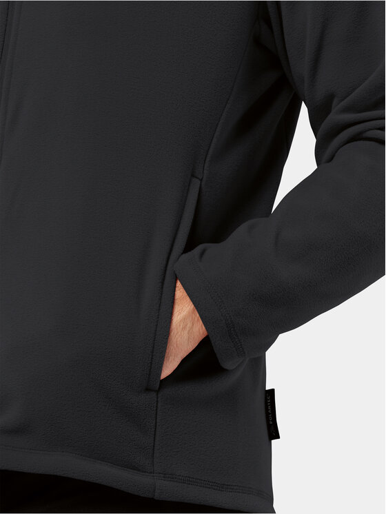 Jack Wolfskin Jack Wolfskin Fliso džemperis Taunus Fz 1711451 Juoda Regular Fit