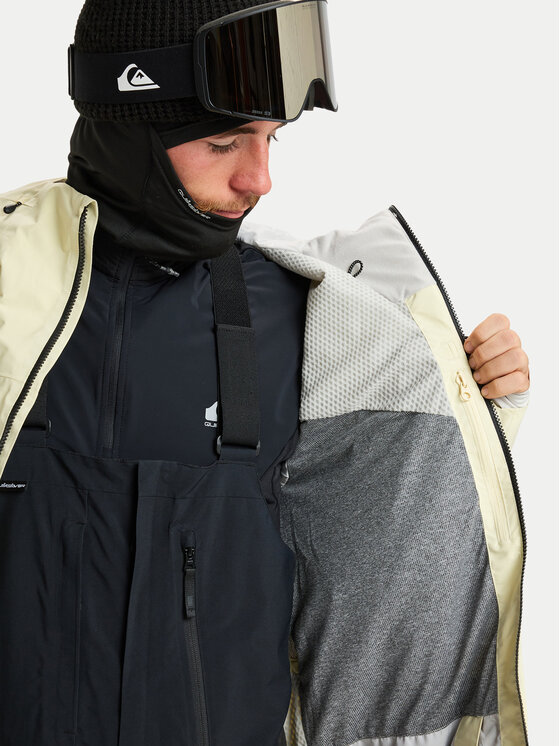 Quiksilver Quiksilver Kurtka snowboardowa Pro Path Stretch Goretex Jk EQYTJ03508 Żółty Modern Fit