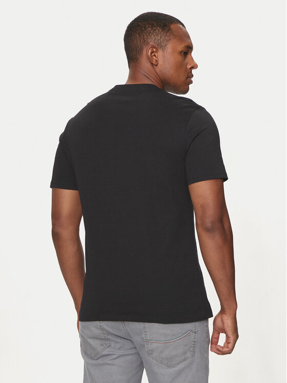 Guess Jeans Guess Jeans T-Shirt M4YI50 K8HM0 Černá Slim Fit