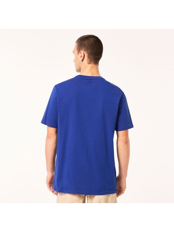 Oakley Oakley T-Shirt FOA404011 Niebieski Regular Fit