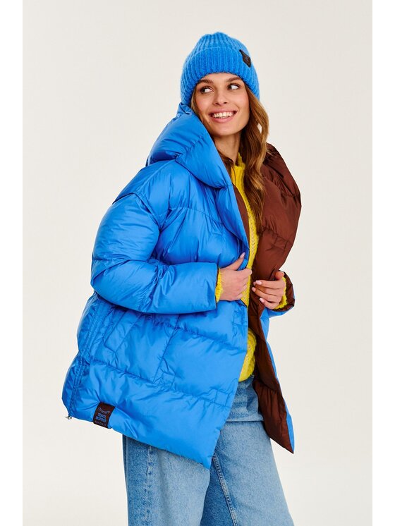 NAOKO NAOKO Zimní bunda Alaska Chocolate Sky Modrá Regular Fit