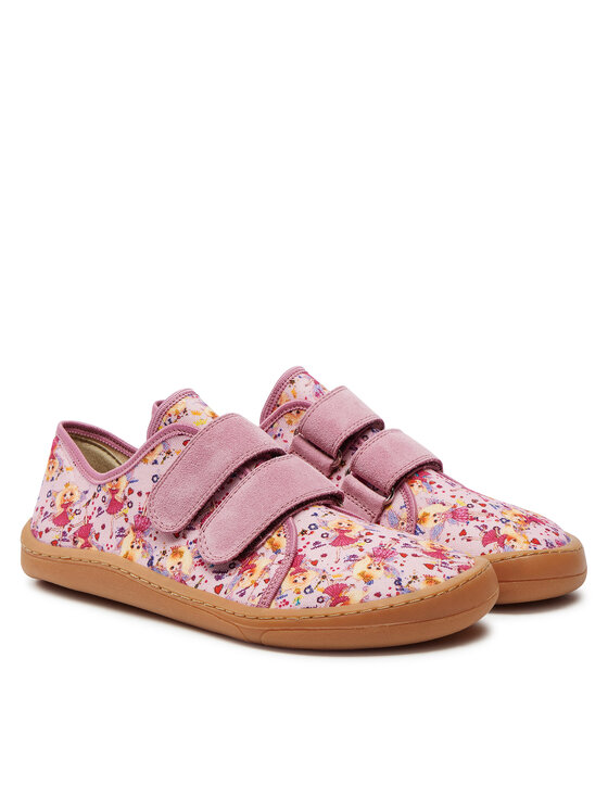 Froddo Froddo Пантофи Barefoot Canvas G1700390-3 D Розов