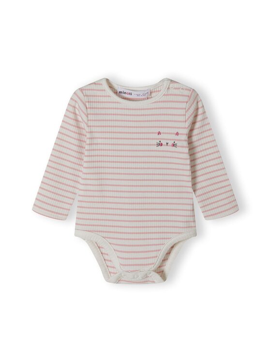 MINOTI MINOTI Komplet 3 par body 21babyrib3 Różowy Regular Fit