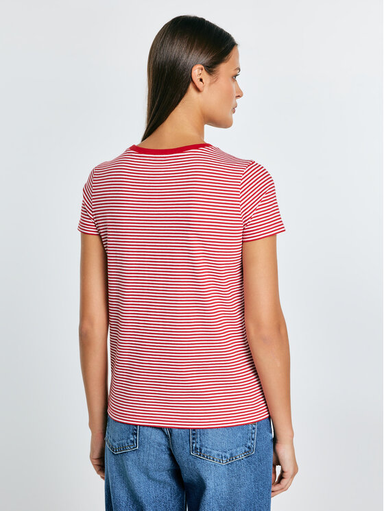 BIG STAR BIG STAR T-Shirt ZENAISA Czerwony Basic Fit