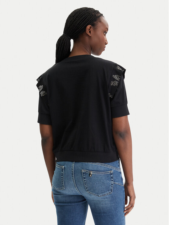 Liu Jo Sport Liu Jo Sport Blúzka TA6030 JS923 Čierna Regular Fit