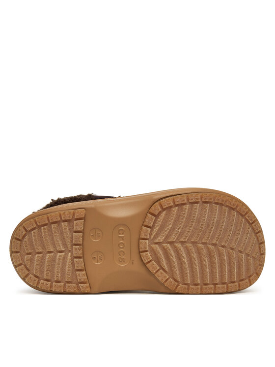 Crocs Crocs Klapki Classic Lined Shorty 211380 Brązowy
