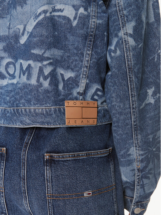 Tommy Jeans Tommy Jeans Geacă de blugi Claire DW0DW17664 Albastru Regular Fit