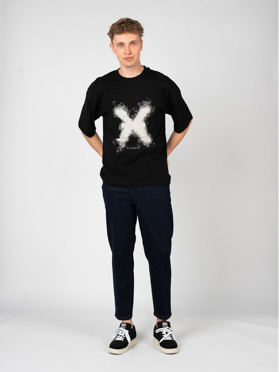 John Richmond John Richmond T-Shirt UMA24246TS Černá Regular Fit