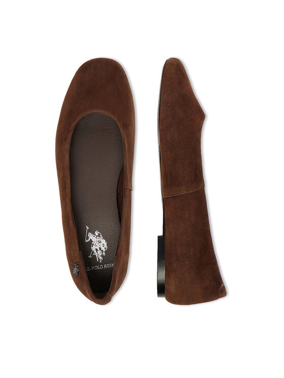 U.S. Polo Assn. U.S. Polo Assn. Baleriny EO-AYOLY001W/6S1 Brązowy