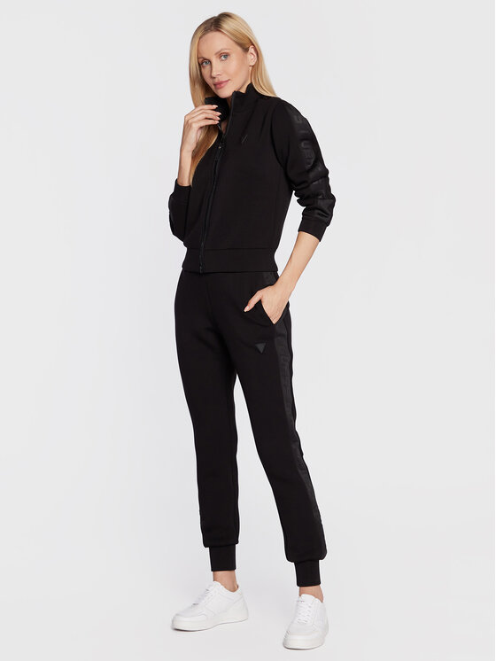 Guess Guess Mikina Allie V2YQ17 K7UW2 Čierna Regular Fit